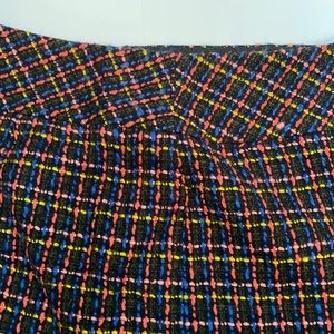 Multi colored tweed skirt petite 8